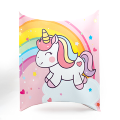 Piñata carton unicornio arco iris x1