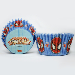 Pirotin cupcake personaje hombre araña x25