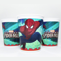 Vaso de polipapel hombre araña x10