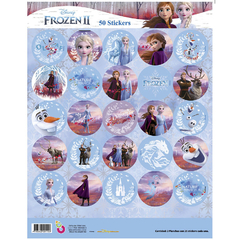 Stickers autoadhesivos Frozen x25