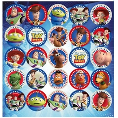 Stickers en plancha toy story x25