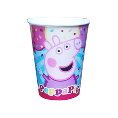 Vaso de polipapel peppa pig x10