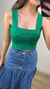 CROPPED TRICOT BANDAGEM - Loja Maricota