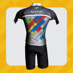 Conjunto Jersey Remera Ciclista y Calza Hombre (Brand Black) - comprar online