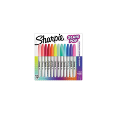 MARCADORES SHARPIE X 12 COLORES FINOS GLAM POP