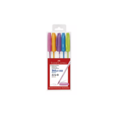 Boligrafos de colores x 5 Faber Castell Trilux