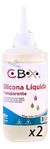 Pegamento Silicona Liquida Transparente X 250 Ml X2 U.