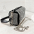 Cartera mini con strass en plateado en internet