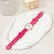 Reloj brilloso fucsia - cod:dq19826d - comprar online