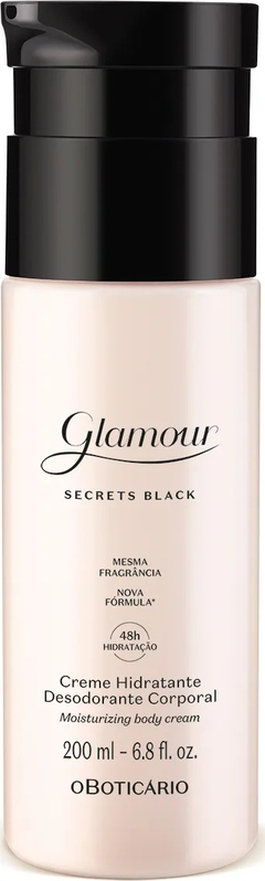 Glamour Secrets Black - o Boticário na internet