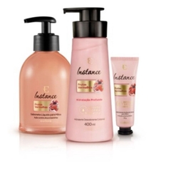 Combo Instance Frutas Vermelhas: Sabonete Líquido 250ml + Loção Corporal 400ml + Creme para Mãos 30g - comprar online