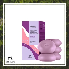 Sabonete em Barra Puro Vegetal Tododia 5x90g / Hidratação e Perfume Diário - Natura