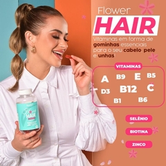 Flower Hair Gominhas Garante saúde e beleza para pele unhas e cabelos - Really - Marypresentss