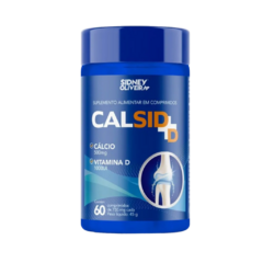 Cálcio Elementar 500mg + Vitamina D3 1000ui Calsid-d 60 Comprimidos Sidney Oliveira