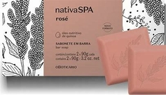 O Boticário - Nativa Spa Rosé Sabonete Em Barra 2X90G