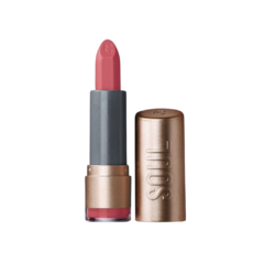 Batom Soul Kiss Me Efeito Matte Rose Único 3,7g - Eudora Cor Vibrante e Hidratação Prolongada