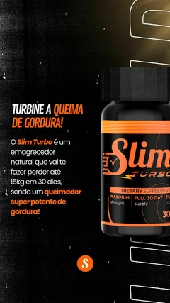 Slim Turbo - Suplemento para Emagrecimento Rápido Queima de Gordura e Controle de Apetite - Slim - loja online