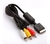 Cabo AV PS2 PS3 Audio e Video RCA para Playstation 2 e 3 b-max bm233