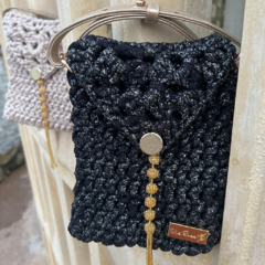 Bolso porta celular tejido a Crochet - tienda online