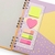 Caderno 1 Matéria Capa Dura Wire-o Romantic 17,5 x 24cm Otima Rosa - Anotar! Papelaria Criativa