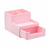 Organizador Plástico com Gaveta BRW Rosa Pastel - comprar online