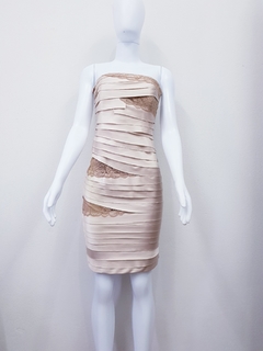 Vestido nude IODICE - comprar online