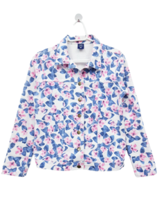 Jaqueta jeans floral HERING KIDS