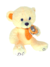 Urso de pelúcia bege super macio Lotti Baby - comprar online