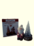Papai Noel Sentado ao lado de um Lindo Pinheiro Iluminado Decação Natalina 15x12,5x9cm - RIO MASTER - comprar online