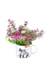Arranjo mini xícara com flores artificias na internet