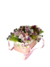 Caixa Decorativa De Papelão Com Flores Artificiais Mescladas - loja online