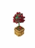 Arranjo mini árvore de cereja artificial vaso madeira - comprar online