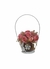 Arranjo com flores artificiais no vaso com suporte para pendurar - comprar online