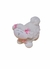 Mini Ovelha de Pelúcia Branca Com Laço Rosa - comprar online