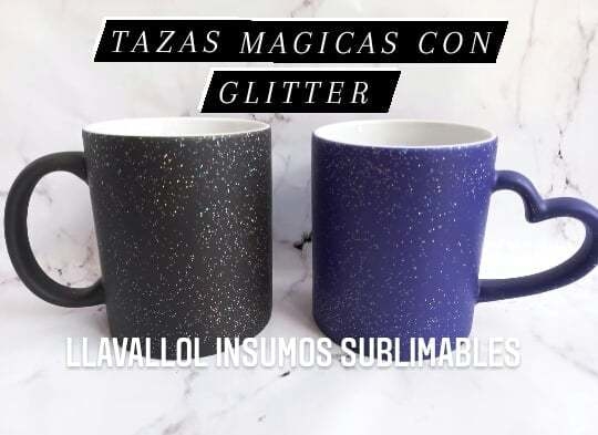 Taza Mágica Glitter 11oz Sublimación Color Make – Sign Market Product