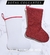 Botas colgantes medida A4: de neoprene con y sin glitter Navidad