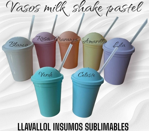 VASO MILK SHAKE PASTEL