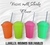 VASO MILK SHAKE FLUOR