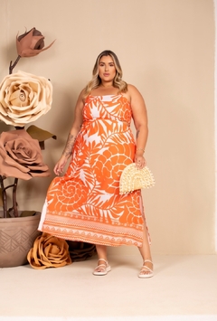 Vestido Laranja Giovana - comprar online