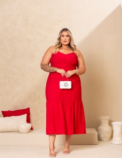 Vestido Marcela Vermelho - comprar online