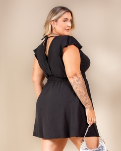 Vestido Macaquinho Mirela Preto - loja online