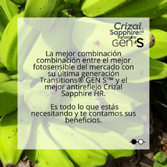 TRANSITIONS GEN S CON CRIZAL SAPPHIRE HR - comprar online