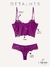 Conjunto Sem Bojo Chantilly Rendado Morado - Lários Intimates