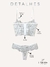 Conjunto Sem Bojo Chantilly Rendado Branco - Lários Intimates