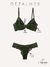 Conjunto Sem Bojo Rendado Verde Floresta - Lários Intimates