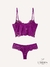 Conjunto Sem Bojo Chantilly Rendado Morado na internet