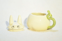 Taza Chibi Totoro (Totoro blanco) - comprar online