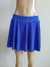 Saia-Shorts Fitness Estilo Tenista cor Azul - comprar online