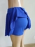 Saia-Shorts Fitness Estilo Tenista cor Azul