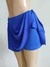 Saia-Shorts Fitness Estilo Tenista cor Azul